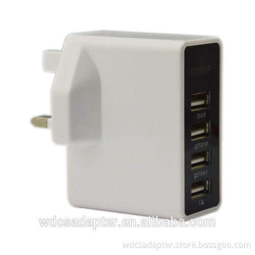 High popular all in one Wholesale usb charger UK plug charger